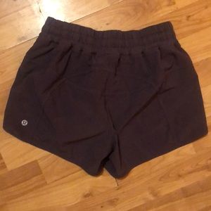 Purple Lululemon Tracker Athletic short